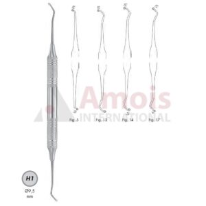 Excavator Double Ended Handle Extra Light Diameter 10mm Hollow Handle