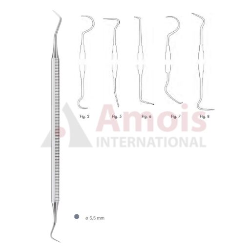 Explorer Double Ended With Octagonal Handle (3p)