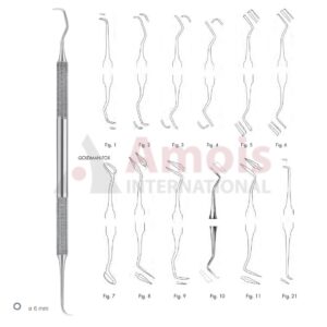 Goldman Fox Scaler Double Ended With Octagonal Handle