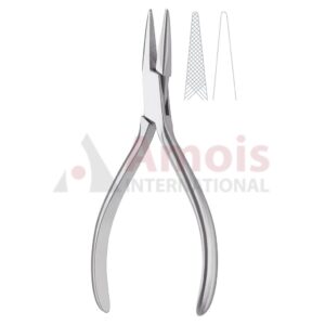 Goslee Flat And Contouring Pliers 14cm One Jaw Smooth / One Jaw Serrated