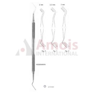 Heidemann Filling Instrument Double Ended With Round Handle