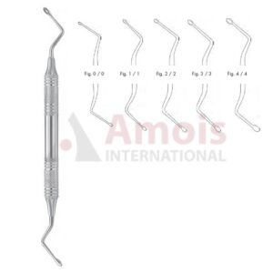 Hemingway Curette Double Ended 18cm Extra Light Diameter 10mm Hollow Handle