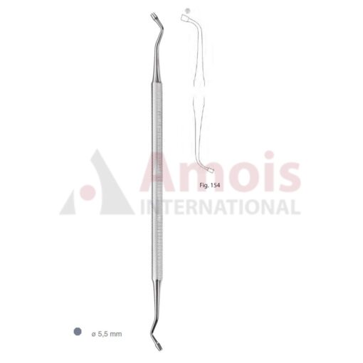 Hollenback Amalgam Plugger Double Ended Fig.154 With Octagonal Handle