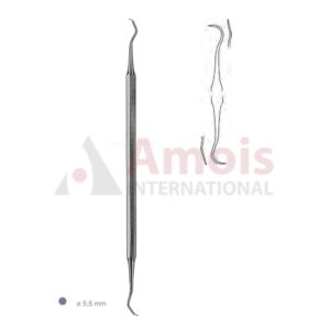 Hygienist Scaler H6/H7 Double Ended With Octagonal Handle