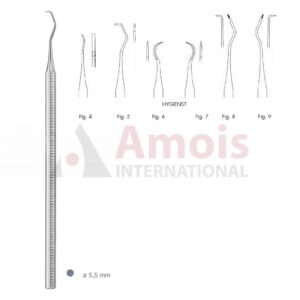 Hygienist Scaler Single Ended With Octagonal Handle