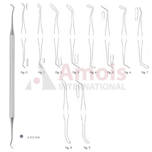 Plastic Filling Instrument Double Ended