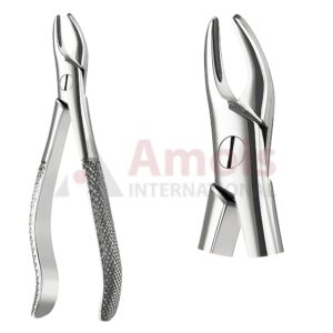 Lawrence-Read Extracting Forceps, English Pattern No. 76, For Roots From The Upper Jaw
