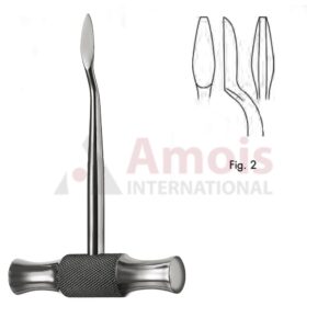 Lecluse Root Elevator Fig.2 11cm