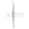 London-College Dental Tweezer 15cm (6"), Angled, Modified
