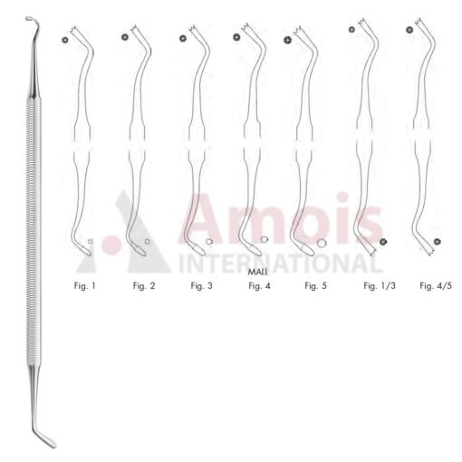 Mall Amalgam Plugger Double Ended