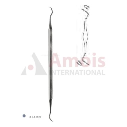 McCall Scaler Fig.13s/14s Double Ended With Octagonal Handle
