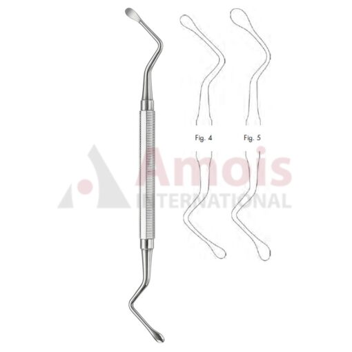 Mead Double Ended Bone Curette 17cm (6 3/4")