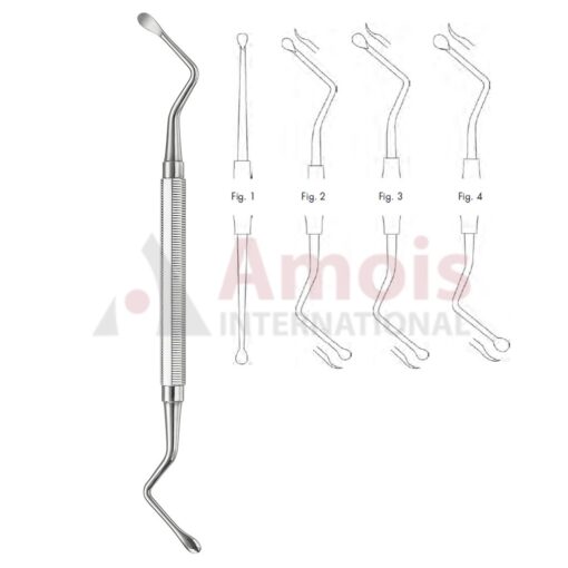 Miller Colburn Bone Curette Double Ended