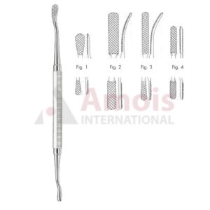 Miller-Colburn Bone File Double Ended 18cm (7"), Cross Cut