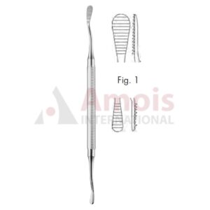 Miller-Colburn Bone File Double Ended No.1,18cm (7"), Downwards Cutting