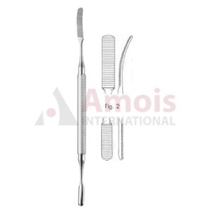 Miller-Colburn Bone File Double Ended No.2,18cm (7"), Downwards Cutting