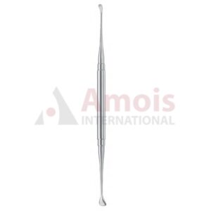 Molt Double Bone Curette No. 2/4, 19cm (7 1/2")