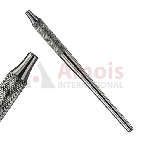 Mouth Mirror Handle Round Single ended 12.5cm