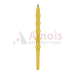 Mouth Mirror Handle Yellow 13.5cm