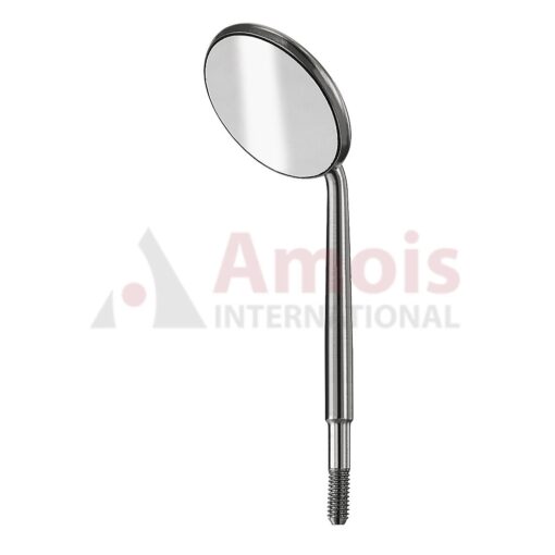 Mouth Mirror Plane No. 1, Rhodium, 16,0mm Diameter, Without Handle