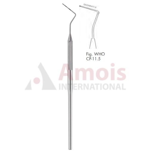 Periodontal Probe Single End Round Fig. Who (Cp-11.5)