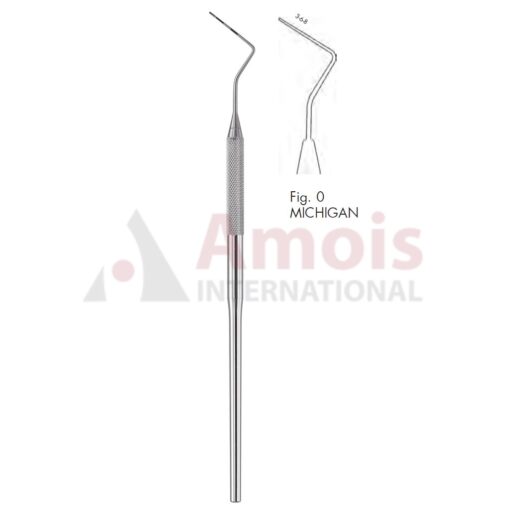 Michigan Periodontal Probe Single End Round Fig.0