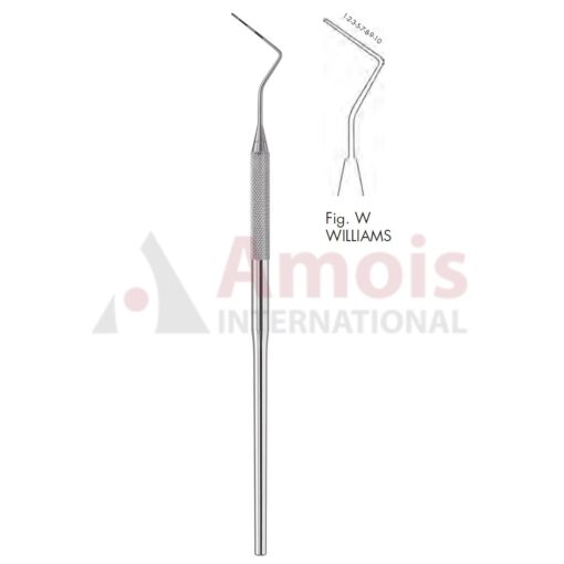 Williams Periodontal Probe Single End Round Fig. W
