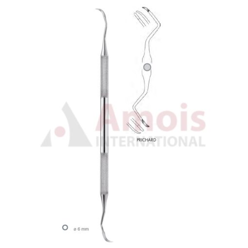 Prichard Periodontal Curette Double Ended With Round Handle