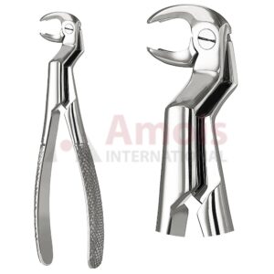 Wisdom-Routurier Extracting Forceps, English Pattern No. 22 1/2l, For Molars And Wisdom Teeth, Left, From The Lower Jaw