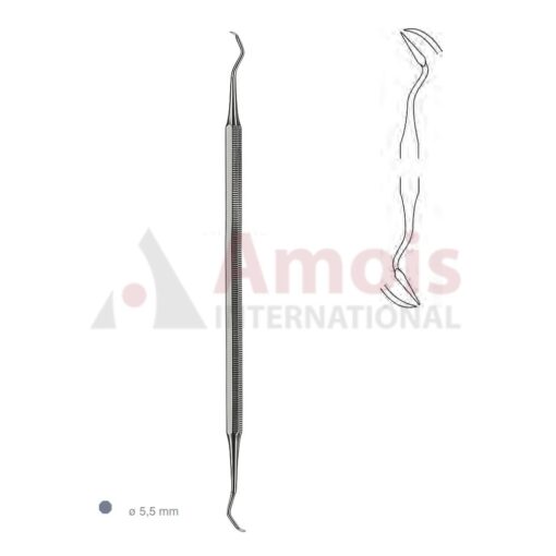 Scaler Double Ended With Octagonal Handle Fig. Sci 2/3