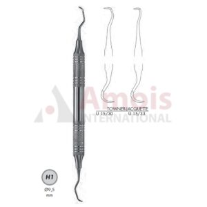 Towner Jacquette Scaler Double Ended Extra Light Diameter 10mm Hollow Handle