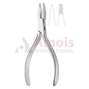 Tweed Wire Loop Forming Pliers 13.5cm For Wire Up To Diameter 0.9mm One Side Short Serrated