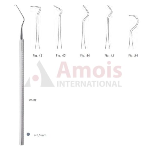 White Explorer Single Ended With Octagonal Handle Fig.42-54