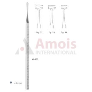 White Finishing Instrument Single Ended