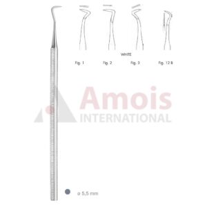 White Scaler Single Ended With Octagonal Handle