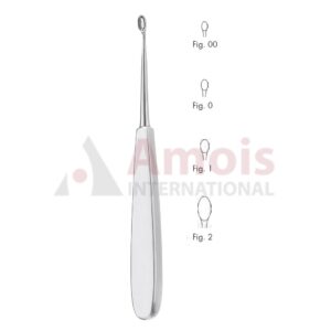 Williger Bone Curette 16.5cm (6 1/2"), Oval, Straight