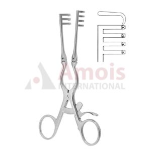 Adson Self Retaining Retractor 20cm Blunt 3 X 4 Prong