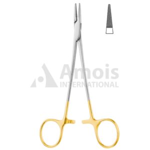 Baby Crile Wood Needle Holder 15cm Tc Mini Profile