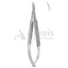 Barraquer Micro Needle Holder Without Catch Curved 10cm