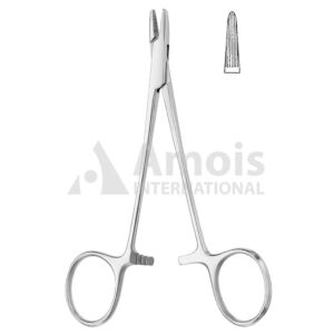 Derf Needle Holder 12cm Maul Jaw With Longitudinal Serrations