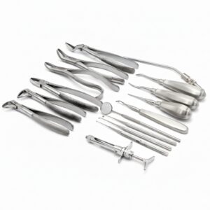 “16-piece dental tooth extraction kit stainless steel instruments by AMOIS SURGICAL”