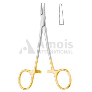 Halsey Needle Holder Tc 13cm Smooth Jaw