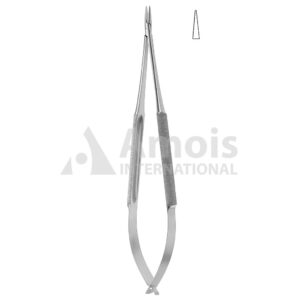 Micro Needle Holder Without Catch Straight
