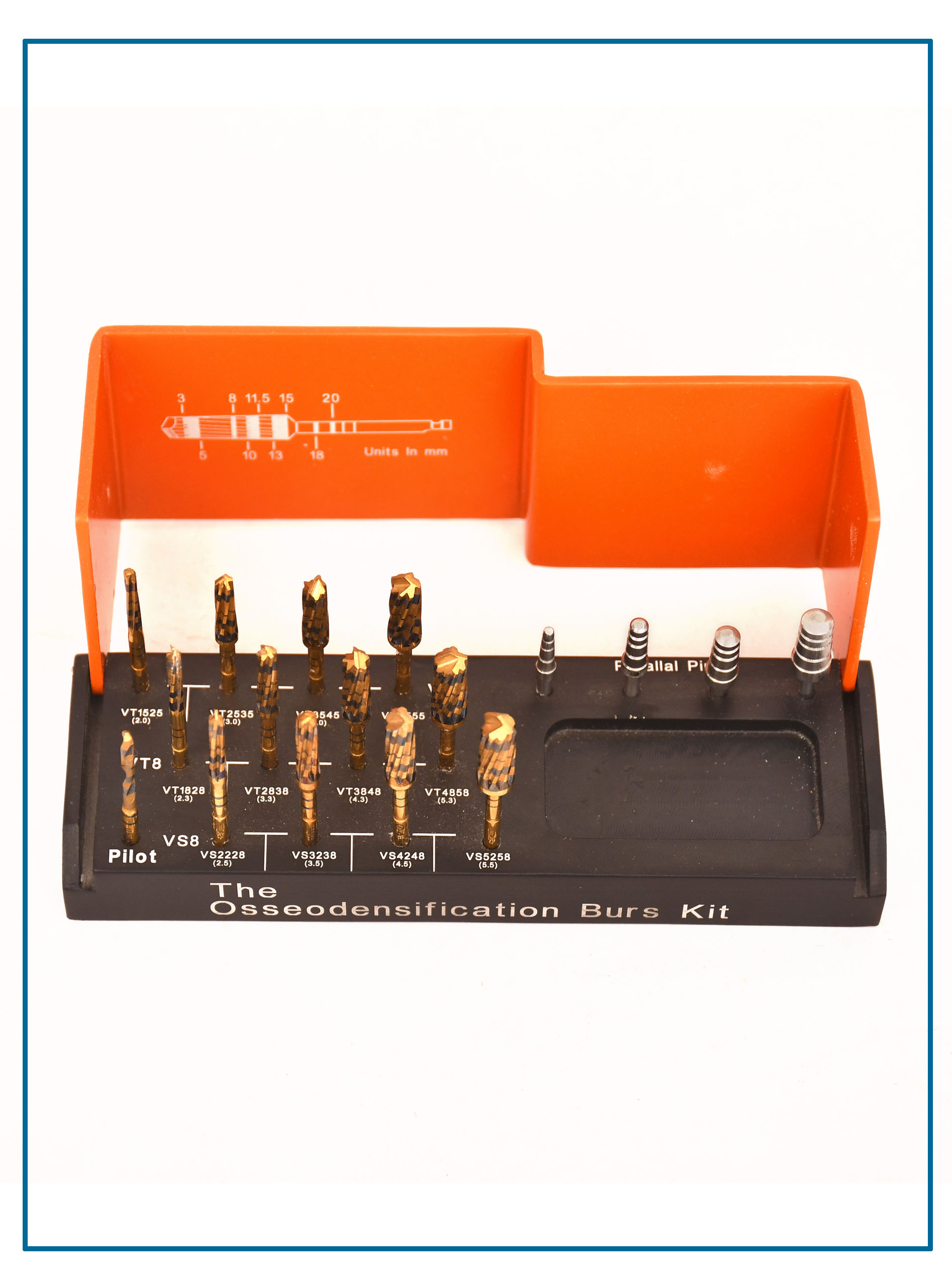 Osseodensification Burs Kit for dental implant surgery