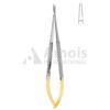 Toledo Micro Needle Holder Tc With Catch Straight Smooth Jaw