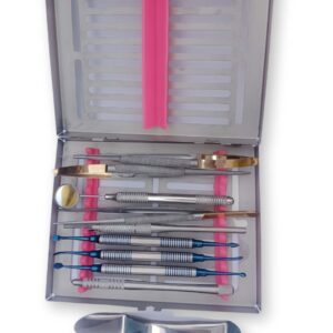 Ultimate Dental Soft Tissue Surgery Kit with tweezers, scalpel handle, and retractor