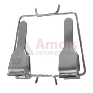 Micro Vessel Clamp, Double Clip with Frame 11mm Artery Vessel Diameter 0.6-1.4mm