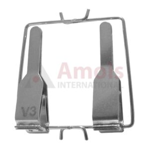 Micro Vessel Clamp, Double Clip with Frame 16mm Artery Vessel Diameter 1.0-2.2mm