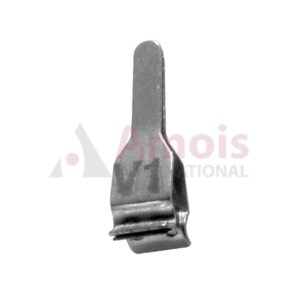 Micro Vessel Clamp, Single Clip 8mm Straight Artery, Vessel Diameter 0.3-1.0mm