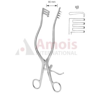 Adson Self Retaining Retractor 26.5cm Sharp 3 X 4 Prong